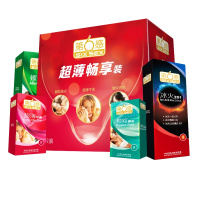 [苏宁自营]第六感001超薄避孕套安全套冰火量贩组合78只装男女用情趣高潮刺激G点计生用品官方旗舰正品授权