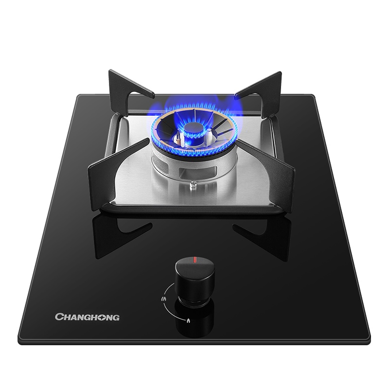 长虹D2-5.0kW燃气灶单灶家用特价煤气灶嵌入式液化气天然气两用灶具台式炉具-液化气
