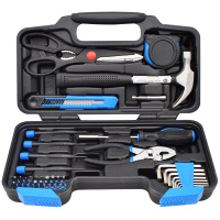 [苏宁自营]保拉(Paola) 39件套工具箱 高品质家用锤子钳子内六角螺丝刀套装 物业电工维修组套 8031