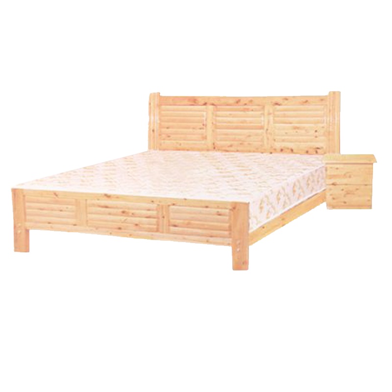 卡里鳄木床KLE—M01单人床1.2m经济型松木实木床