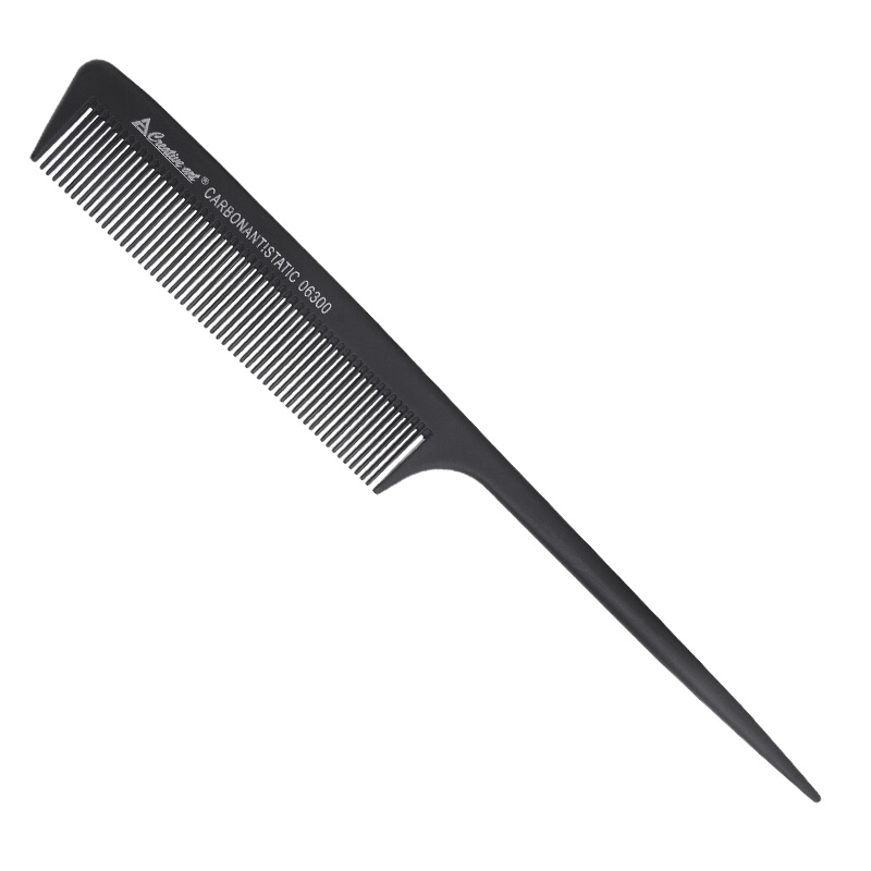 茶花(CHAHUA)理发梳子男女造型梳尖尾梳挑发梳宽齿3种/1件