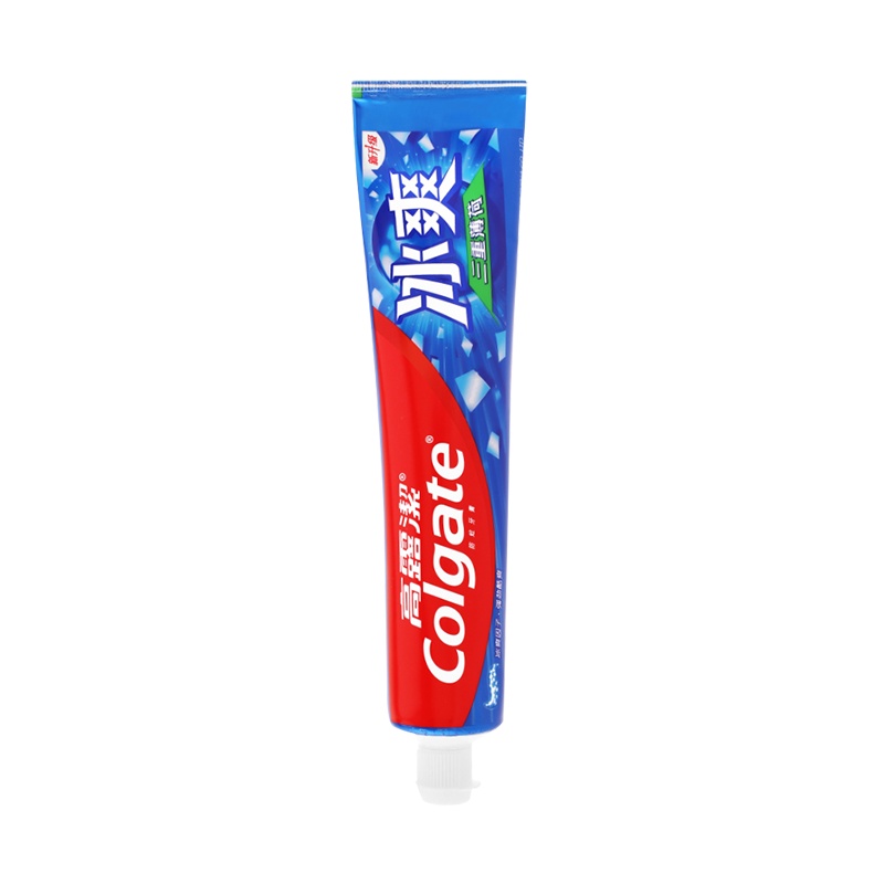 高露洁冰爽薄荷牙膏120g持久清新美白去黄去口臭