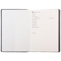 晨光(M&G)APYLM488笔记本 皮革胶套本 A5雅纹皮本 76页商务办公记事本 单个装