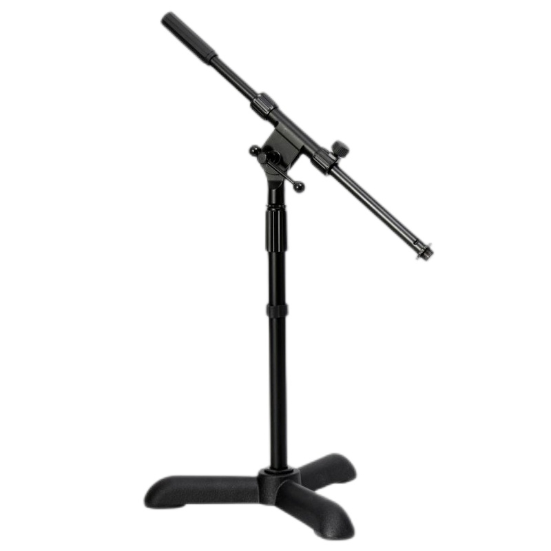 On Stage话筒麦克风支架重型斜杆直杆圆盘滑轮录音棚酒吧舞台专用