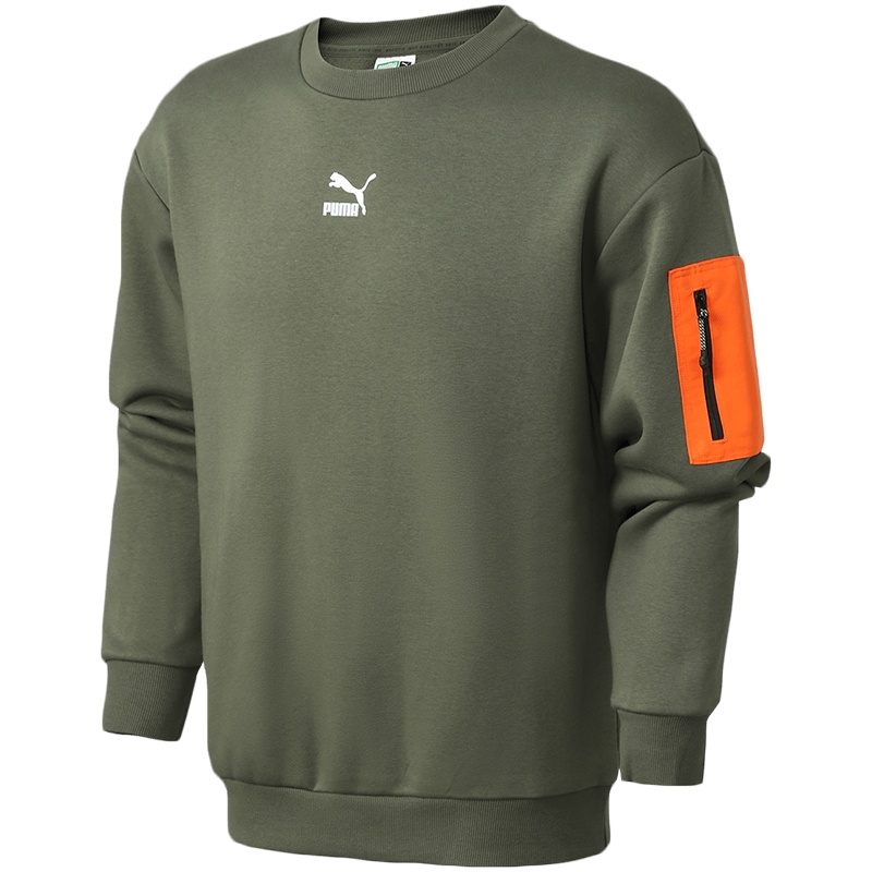 PUMA彪马男装运动服休闲针织圆领卫衣530291