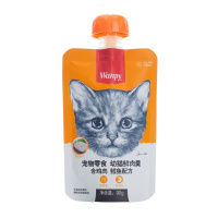 顽皮Wanpy宠物零食幼猫用鲜肉羹含鸡肉＋鳕鱼配方90g*12
