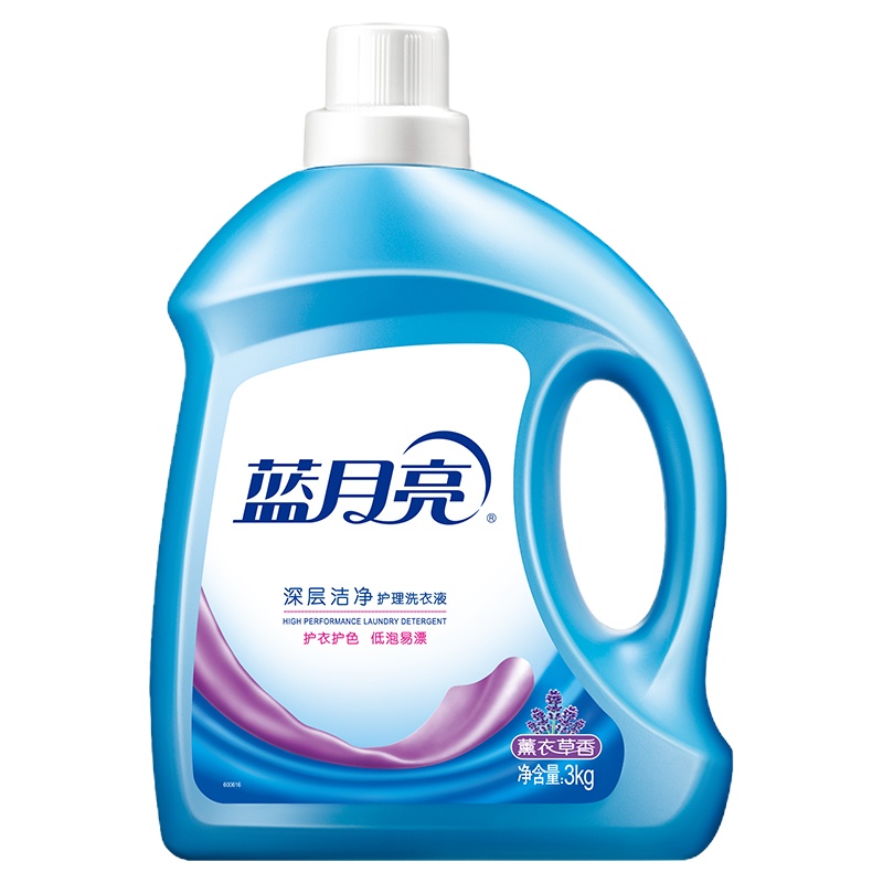 蓝月亮 3kg*4 薰衣草洁净洗衣液 4桶/箱 一箱起订 一桶价