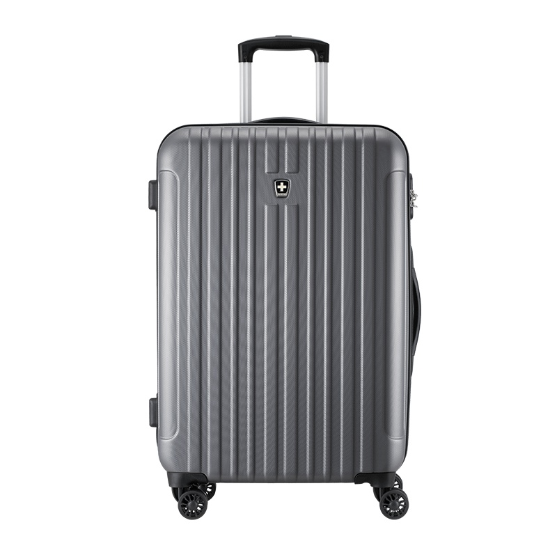 瑞动 20英寸时尚竖条拉链登机箱MT-5219-14T00