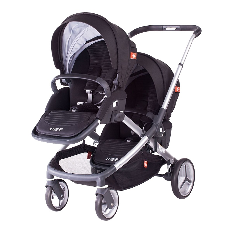 gb好孩子百变双子车 婴儿推车多功能调节手推车单双座可调S2018