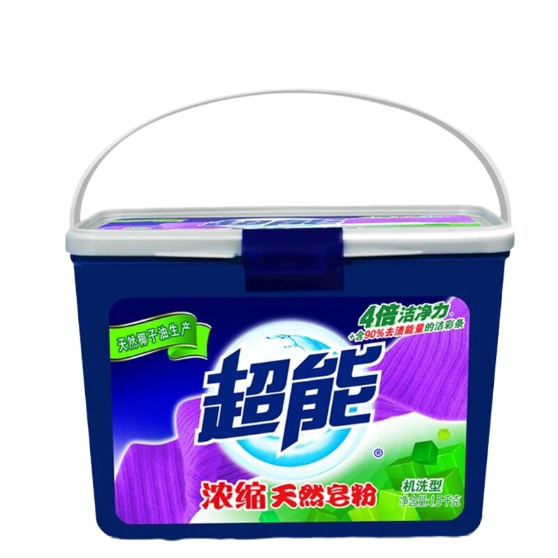 纳爱斯 1.5kg超能浓缩天然皂粉