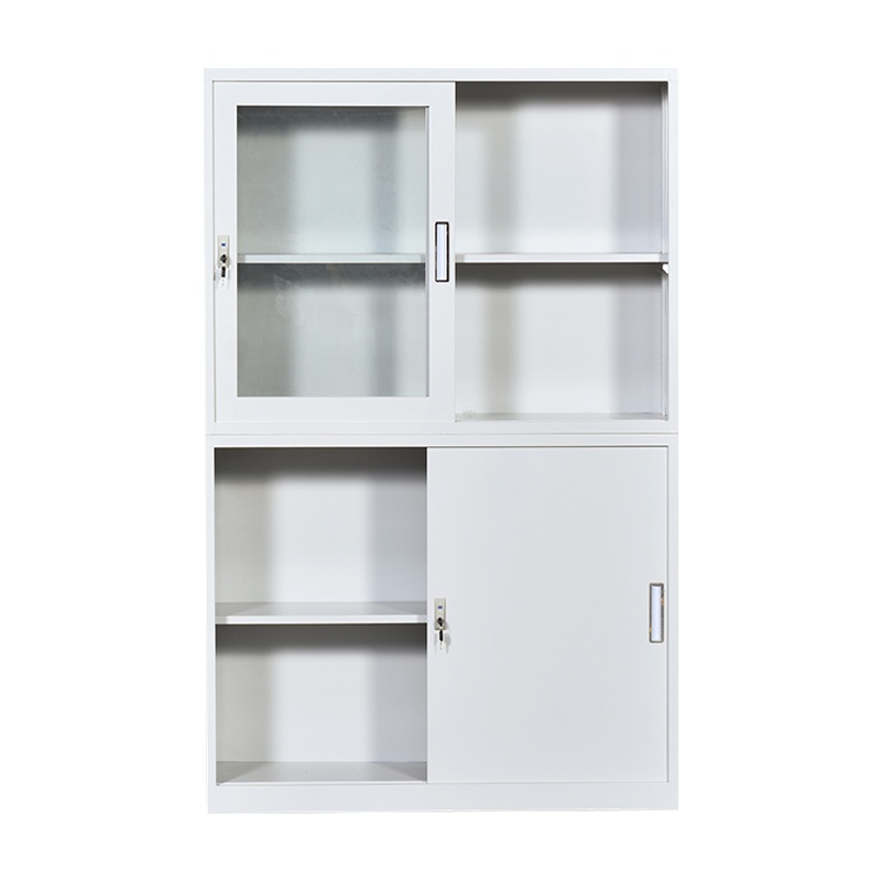 汉诺鑫威钢制铁皮移门12斗24斗文件柜资料柜带锁带抽屉多斗财务柜收纳柜子