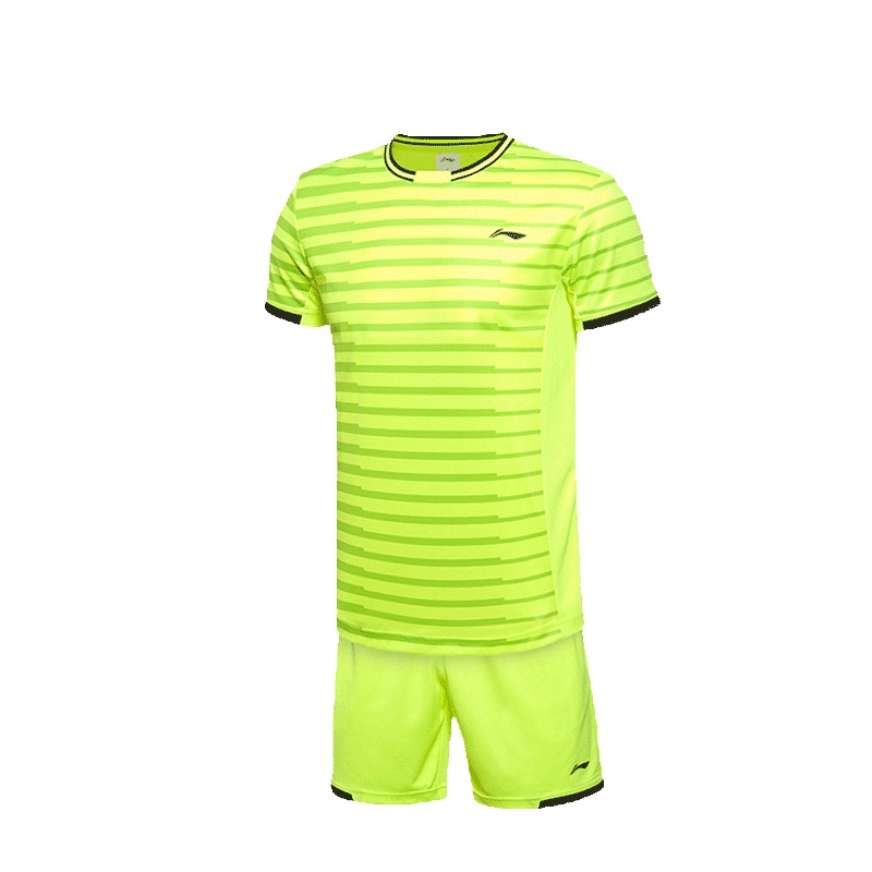 李宁运动套装专业羽毛球服男女比赛套服运动短裤吸汗透气039