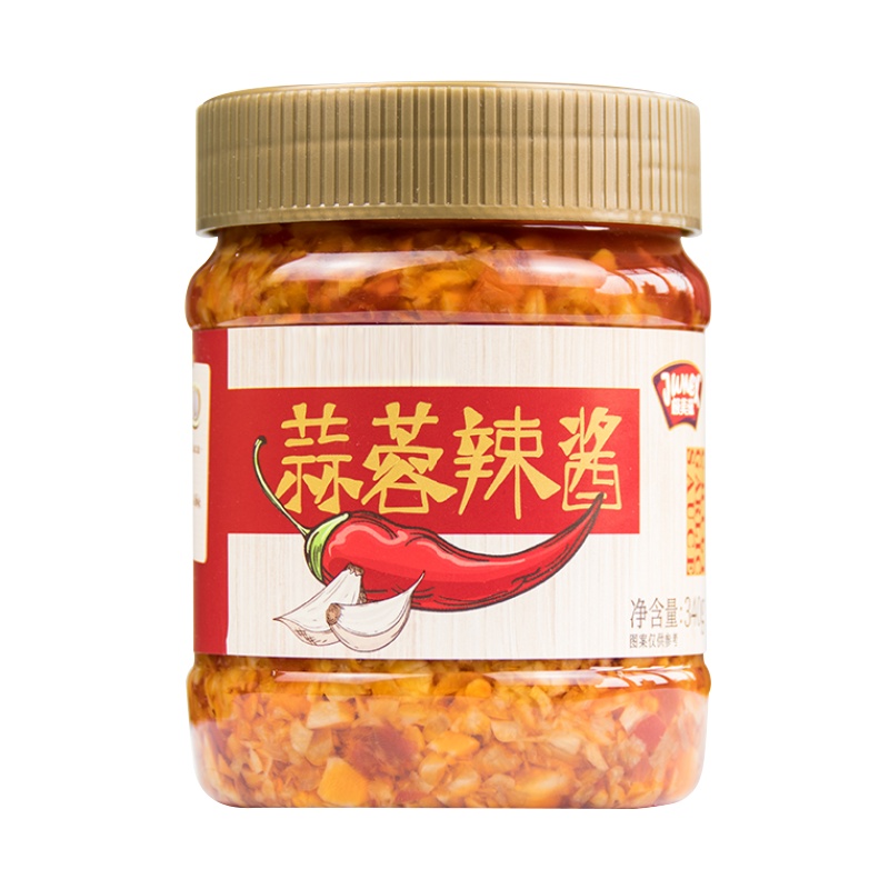 极美滋蒜蓉辣酱340g家用生蚝扇贝粉丝烧烤茄子火锅大蒜酱