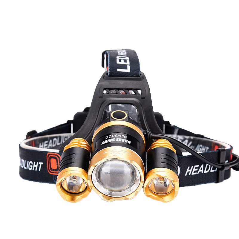 三极户外(Tripolar) TP1331 头灯旅行户外露营调焦充电led强光头灯防水钓鱼灯T6功率电筒头戴