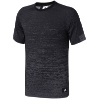 【自营】adidas阿迪达斯男子短袖T恤透气休闲运动服CZ3675 L CZ3675黑+纯质冰灰