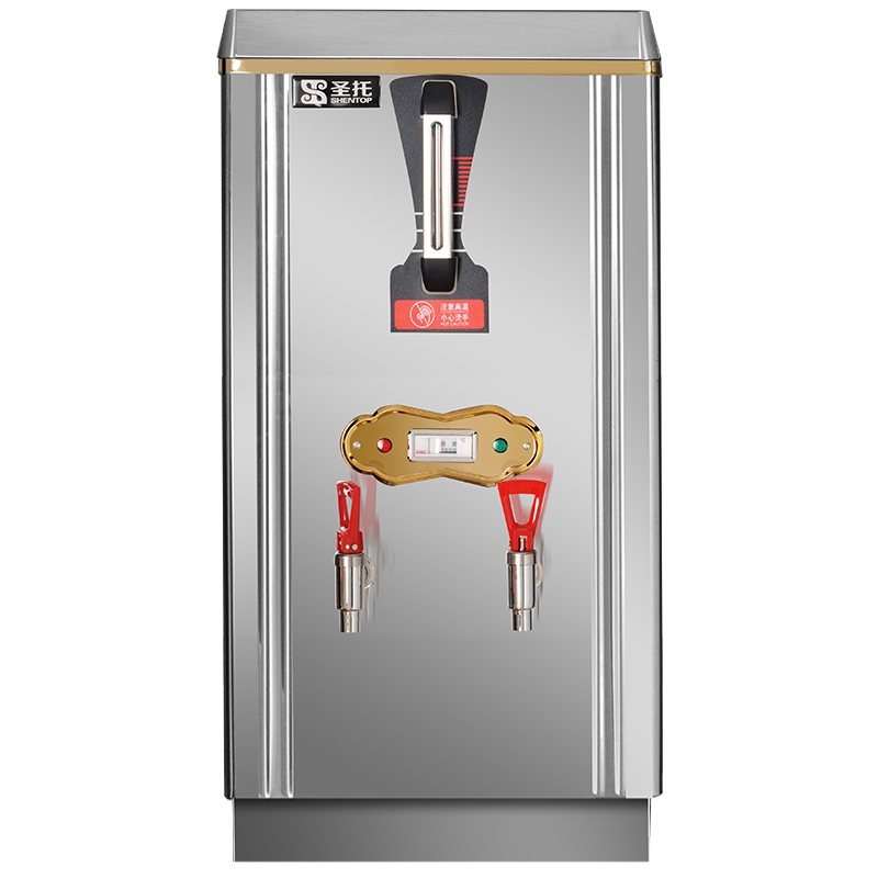 圣托(Shentop)大容量电热开水器 商用开水机 饭店全自动开水炉 不锈钢热水器 热水机 STK-H90