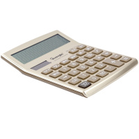 精选广博NC-1259-双电源太阳能计算器 大屏幕计算机