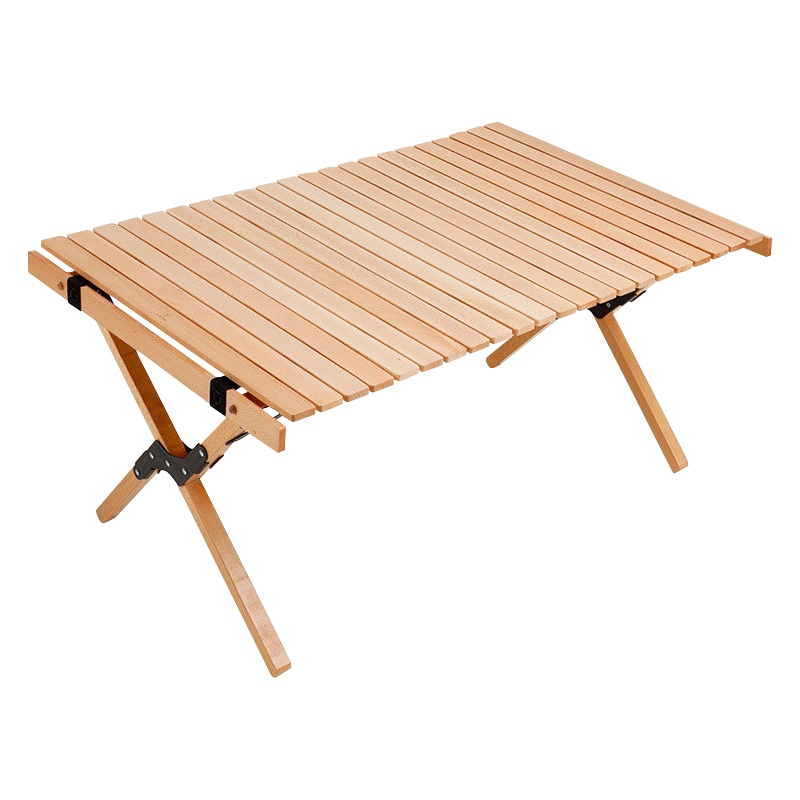 三极户外(Tripolar) TP8854 北欧简约风 户外实木露营野餐折叠桌子蛋卷桌露营便捷式收纳桌子