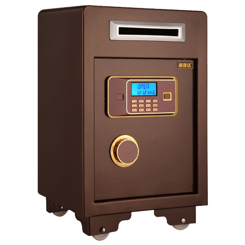 甬康达BGX-D1-630-MT古铜色电子密码前投币保险箱保管柜办公酒店财务商超