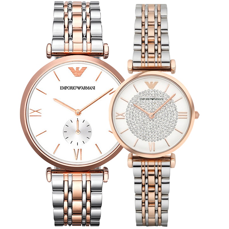 海外直邮欧美品牌原装进口EMPORIO ARMANI安普里奥阿玛尼手表超薄情人节七夕情侣表石英表AR1926手表