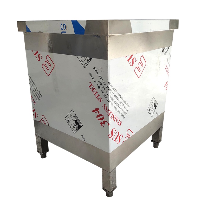 赫钢 收残架 304台面1.2厚 201开门单孔及围板0.8厚 配加重可调节重力脚 定制款不可退换