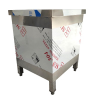 赫钢 收残架 304台面1.2厚 201开门单孔及围板0.8厚 配加重可调节重力脚 定制款不可退换