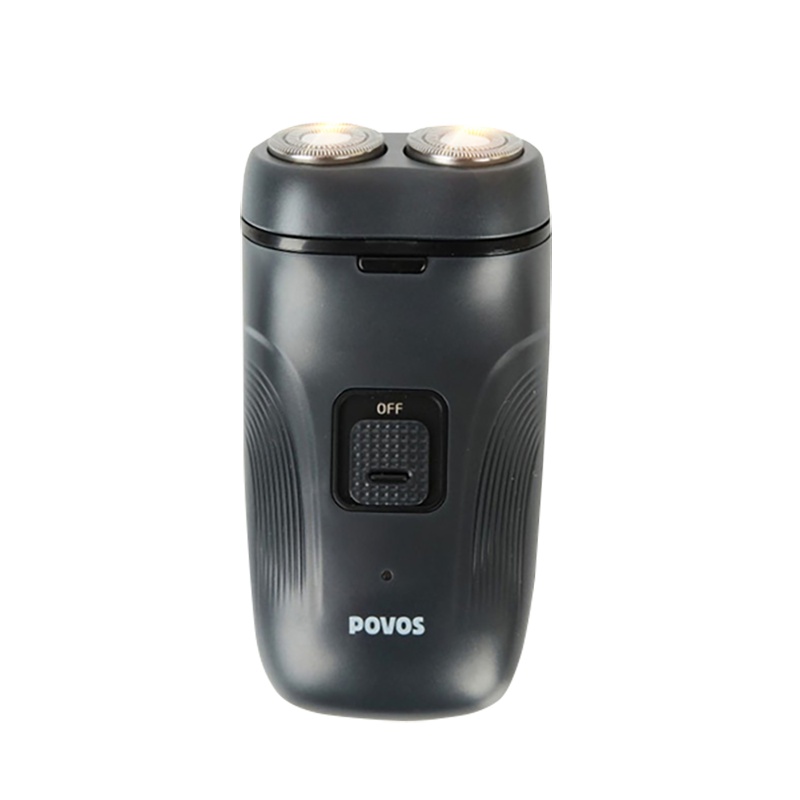 奔腾电动剃须刀PT0826Q 刀头水洗 持久续航 旋转2刀头 便携迷你刮胡刀充电式剃胡刀电动胡子须刀男士 黑色