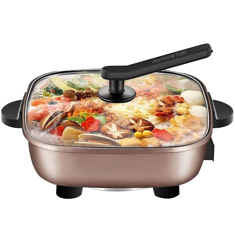 九阳(Joyoung)6L大容量1600W大火力 电火锅电炒锅电热锅火锅锅多功能锅不粘电煮锅HG60-G91