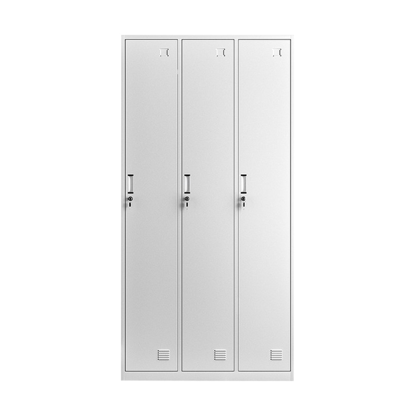 振奥 更衣柜铁皮柜宿舍存包柜浴室员工储物柜鞋柜碗柜 三门更衣柜