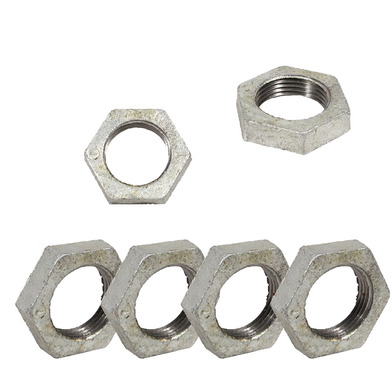 建支 国标热镀锌根母 玛钢 1.2寸DN32 10个