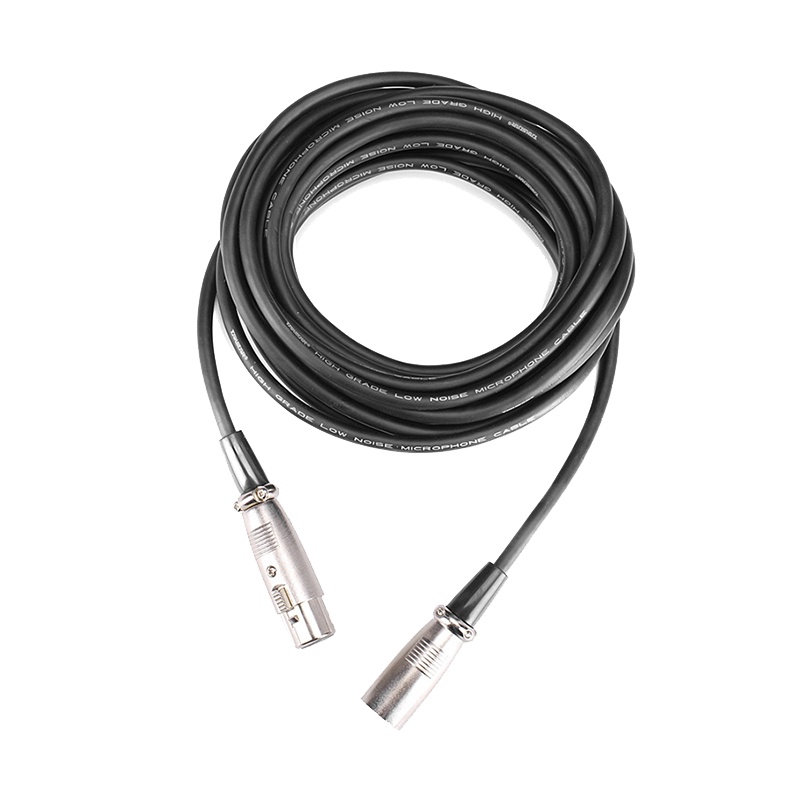 得胜 6米公母双卡侬音频线话筒线延长线 三芯屏蔽线材麦克风功放话筒连接线 调音台电容麦克风TAKSTAR C6-2