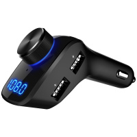 纽曼车载蓝牙mp3播放器C69 蓝牙免提通话多功能接收器 无损音乐U盘快充充电器3USB 12V/24V汽车载充电器快充