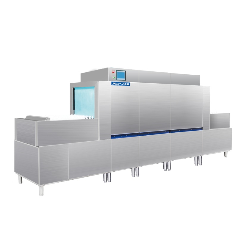 满森Masain长龙式隧道式高温消毒大型商用洗碗机 食堂酒店餐厅机关单位