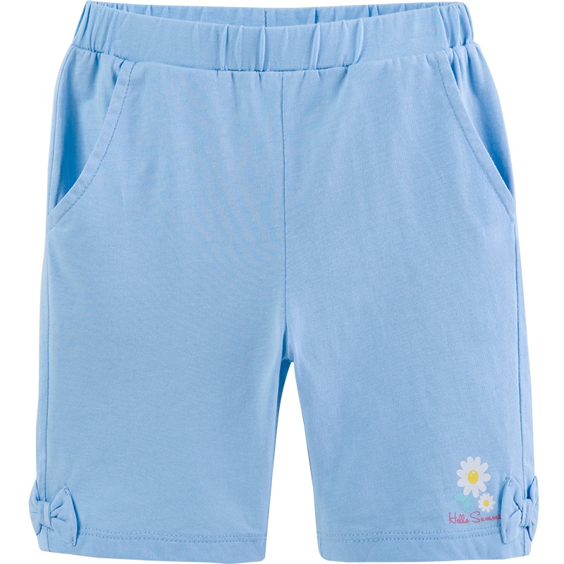 英氏女童裤子女宝宝中腰休闲中裤184A0104A 184A0105A