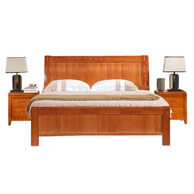 逐鹿中原床 木质床框架1.5米家具床 SH746单人床双人床