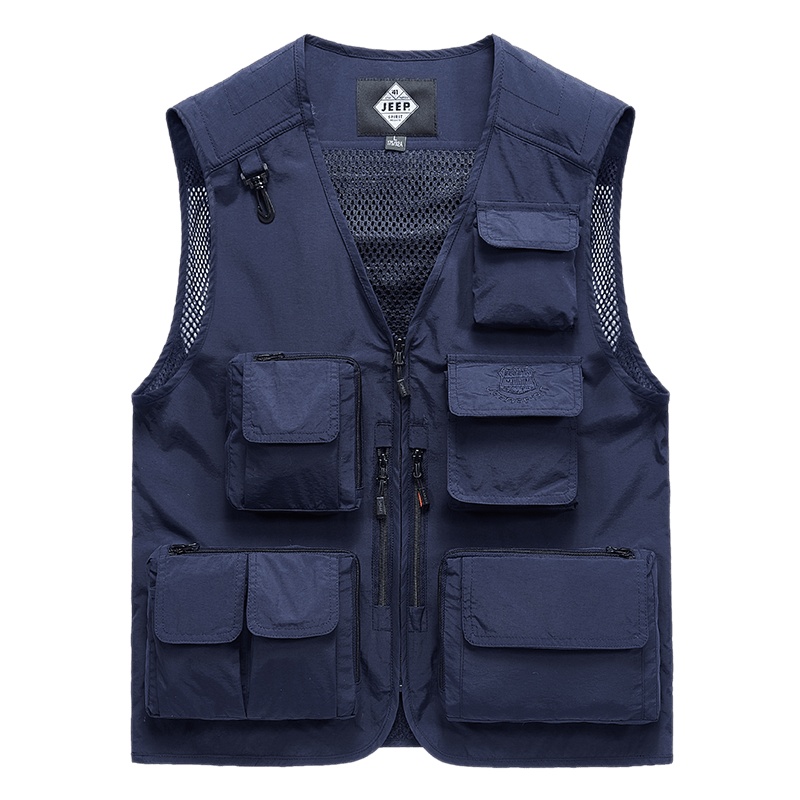 JEEP SPIRIT吉普马甲秋冬新品商务休闲青年大码保暖坎肩户外休闲马甲