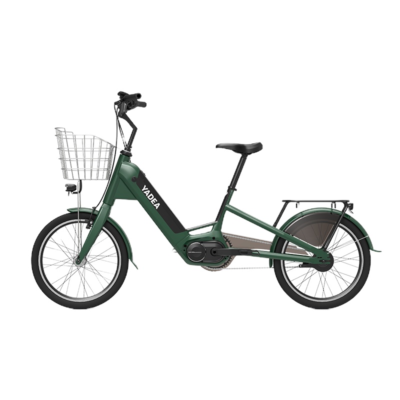 雅迪(yadea)SC500高端亲子车电踏车36V进口锂电版雅迪电瓶自行代步车 仙踪绿