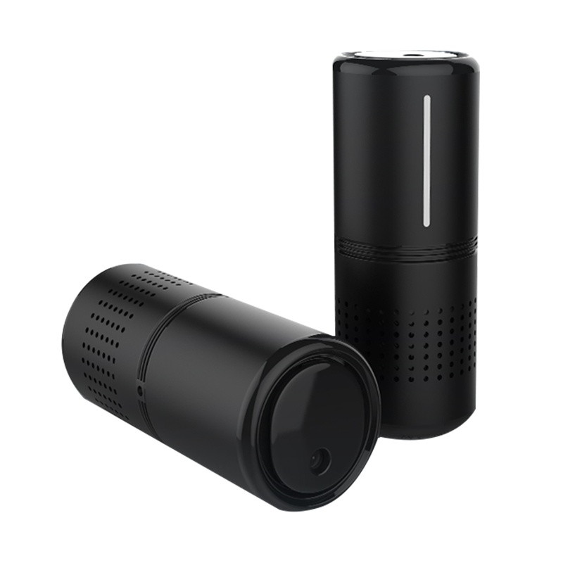 车家两用净化器车载空气净化器前座汽车氧吧负离子除 异味 雾霾 PM2.5 二手烟 便携迷你净化 器(终身无需耗材) 黑色