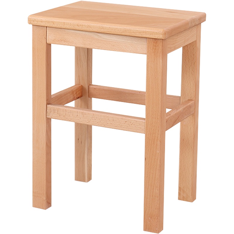 创世人 木凳子实木餐桌凳家用椅子方凳现代加固凳木凳小凳子矮凳