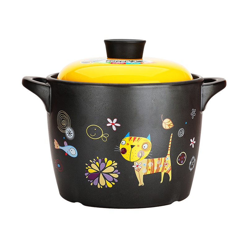 美厨(maxcook)陶瓷煲汤锅养生煲 7L高炖锅砂锅 家用明火燃气煲 萌小七系列 MCT504