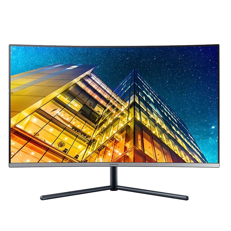 三星(SAMSUNG)U32R590CWC 31.5英寸 1500R 4K/UHD高分 窄边框隐线式设计 曲面液晶电脑显示器U32R592CWC