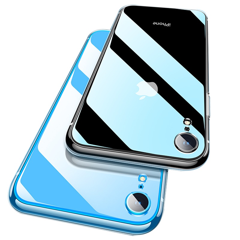 [送膜两张] 苹果xr手机壳玻璃送钢化膜iphone XS MAX保护套x全包6s78plus防摔男女款手机套简约高铭宣