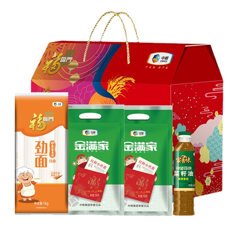 中粮福临门悦享伴手礼礼盒 A型(2000g+400ml)