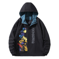 PMMPPMMP大码夹克2021春秋季新款男士时尚连帽外套韩款潮休闲百搭上衣