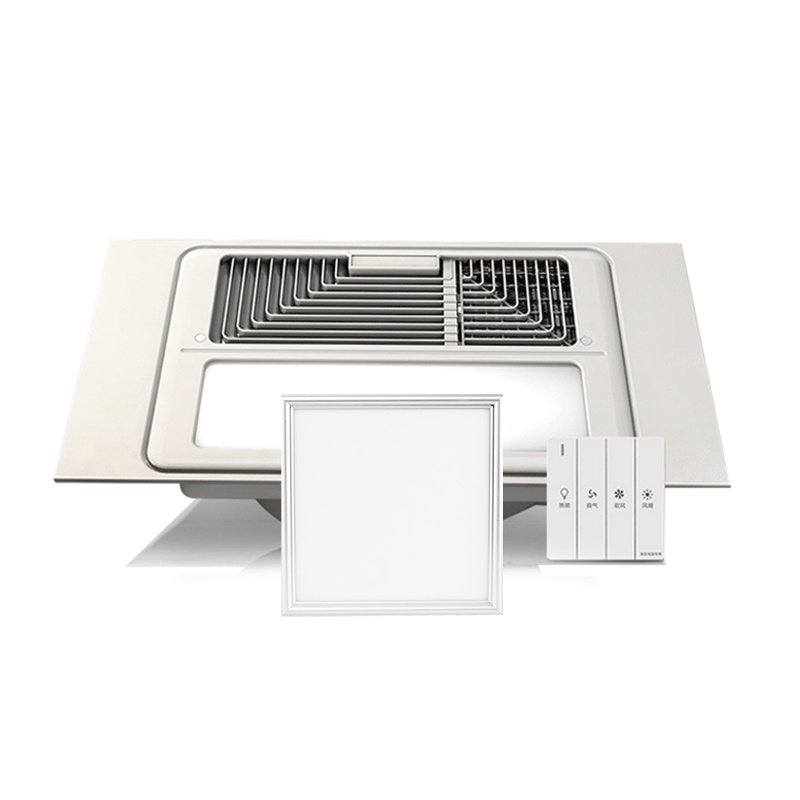 奥普浴霸6122B一厨一卫照明套餐:风暖型浴霸6122B+奥普方灯5010A