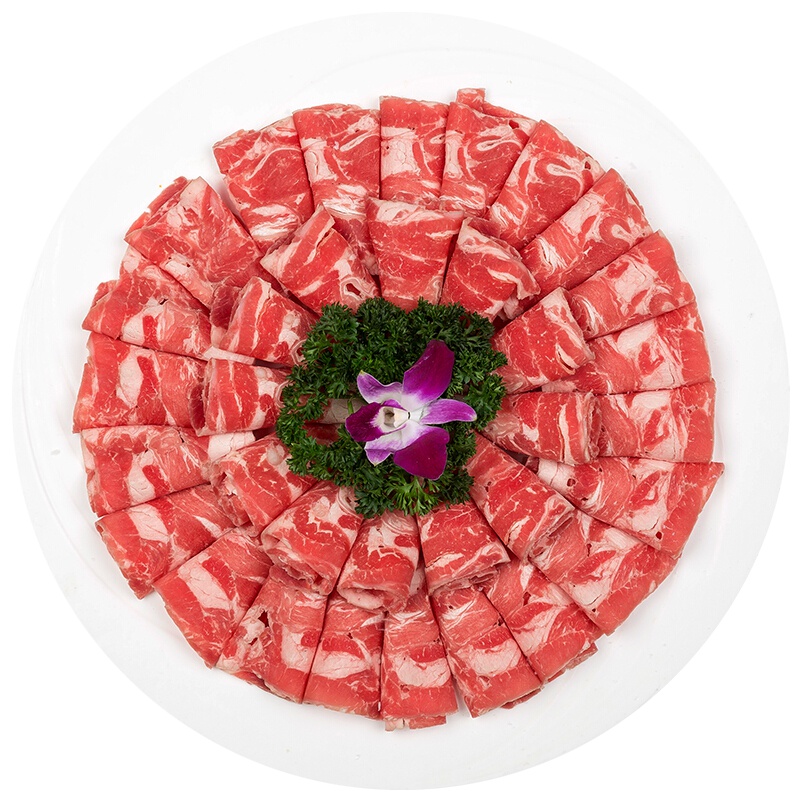 蒙都 内蒙古肥牛牛肉片(150g)微调理家庭速冻肥牛片火锅食材