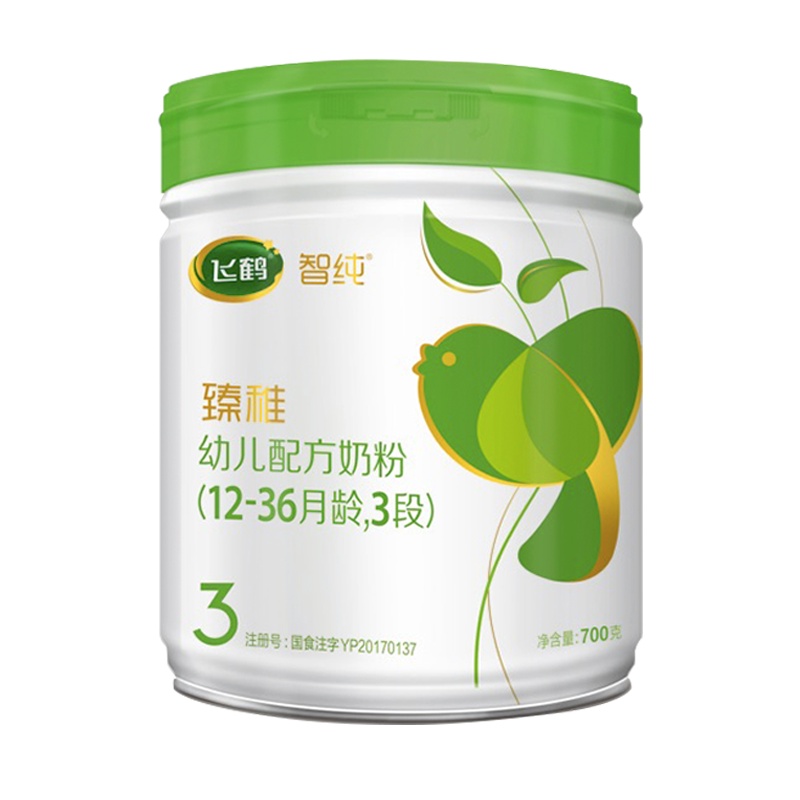 飞鹤臻稚有机 幼儿配方奶粉 3段(1-3岁适用) 700克