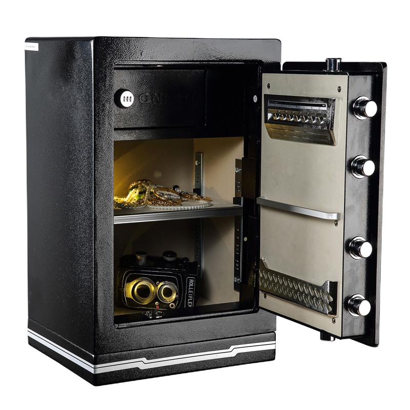 全能(QNN)电子密码保险箱防盗保险柜GTX-6845黑