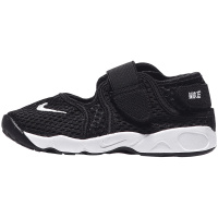 NIKE耐克男婴小童休闲鞋网面透气镂空运动鞋317415 317415-014黑+白 25码/适合脚长135mm