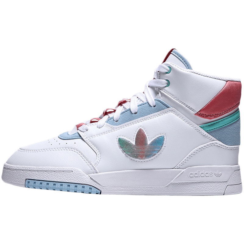 【自营】阿迪达斯三叶草女鞋板鞋高帮经典小白鞋休闲运动鞋GZ2795